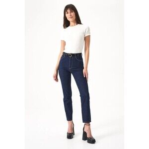 Rolla's womens High Rise Slim Dusters Jeans size 27 US (9 AUS) Navy Denim 27x29